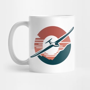 Glider Sailplane Biplane Mug